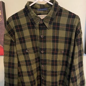 Duluth Trading Magnet Button Flannel Shirt XLT